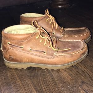MENS SPERRY LEATHER BOOTS
